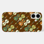 チェロカラフルスパターン Case-Mate iPhoneケース (裏面 (横))