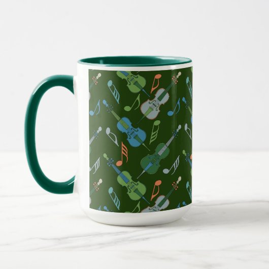 チェロカラフルノートマグ マグカップ (左)