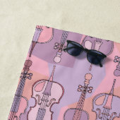 チェロカラフルパターン ビーチタオル (インサイチュ)