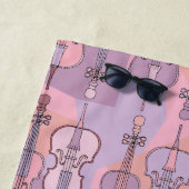 チェロカラフルパターン ビーチタオル (インサイチュ)