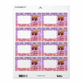 チェロキーくまのカスタムな出荷ラベル ラベル (フルシート)