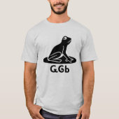 チェロキーのᏩᎶᏏカエル Tシャツ (正面)