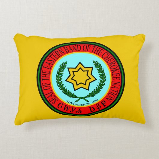 チェロキーのイースタンバンド アクセントクッション (正面)