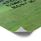 チェロキーの主の祈りの言葉キャラクターポスター ポスター (角)