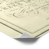 チェロキーの地図 ポスター (角)