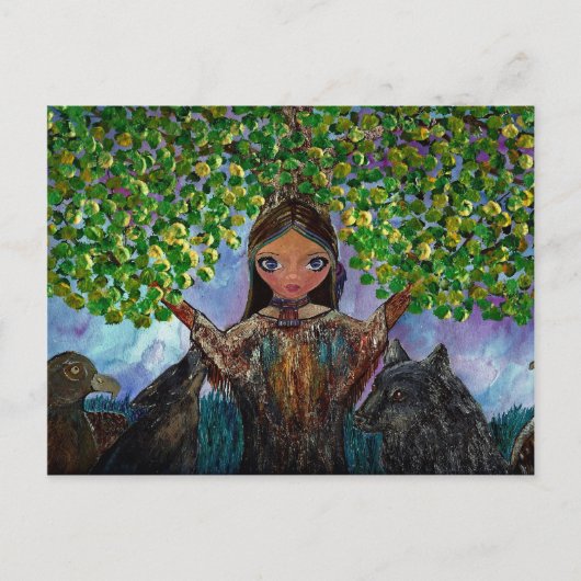 チェロキーの木 ポストカード (正面)