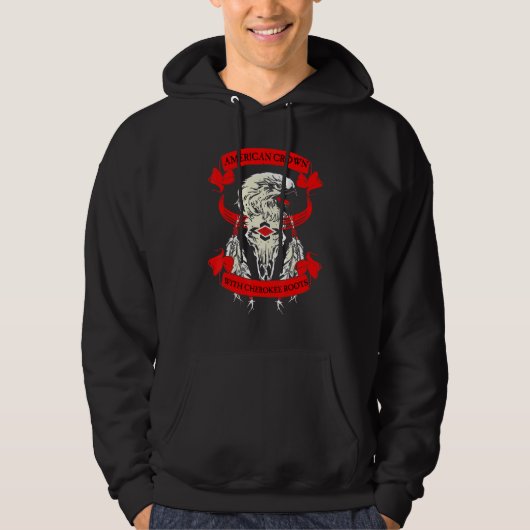 チェロキーの根を持つアメリカンクラウン パーカ (正面)