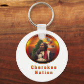 チェロキーインディアンアート キーホルダー (正面)