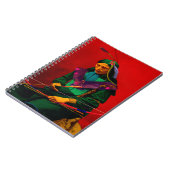 チェロキーインディアンポップ・アートのアート ノートブック (左側)