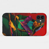 チェロキーインディアンポップ・アートのアート Case-Mate iPhoneケース (裏面(横))
