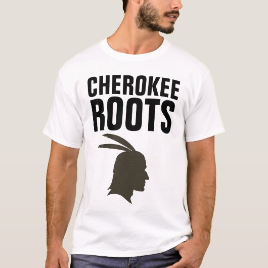 チェロキーインディアンルーツTシャツ Tシャツ (正面)