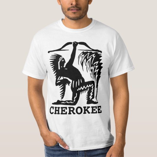 チェロキーインディアンTシャツ Tシャツ (正面)