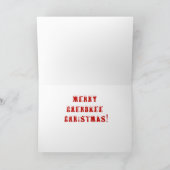 チェロキークリスマスのリースカード シーズンカード (内部)