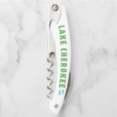 チェロキーコルクスクリュ湖 ソムリエナイフ (正面)