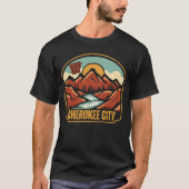 チェロキーシティ アーカンソー州 Tシャツ (正面)