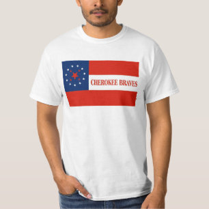 チェロキーブレーブスは、米国印を付けます Tシャツ