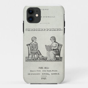 チェロキープライマー1845年(版木、銅版、版画) iPhone 11 ケース