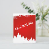 チェロキーメリークリスマスの郵便はがき シーズンポストカード (スタンド正面)