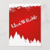 チェロキーメリークリスマスの郵便はがき シーズンポストカード (正面)