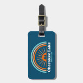 チェロキーレイクテネシーレインボー ラゲッジタグ (正面縦)
