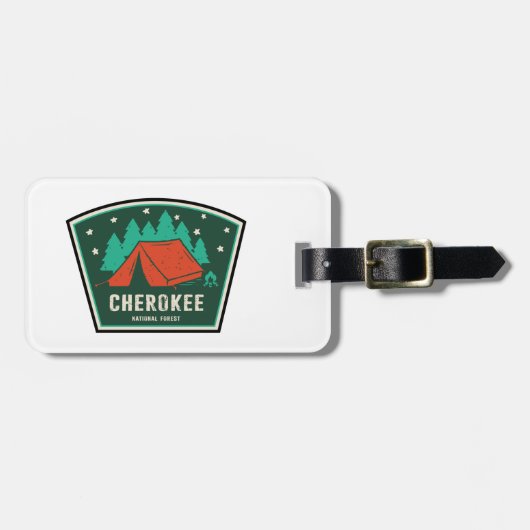 チェロキー国立森林キャンプ ラゲッジタグ (正面横)