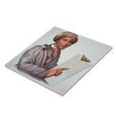 チェロキー学者、Sequoyah (1776-1843年) (色 タイル (側面)