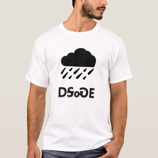 チェロキー州のᎠᎦᏍᎬ – 雨 Tシャツ (正面)