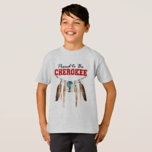 チェロキー幼児の男の子の衣服があること誇りを持った Tシャツ