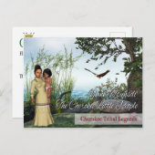 チェロキー族の部族の伝説：小さな人々 ポストカード (正面/裏面)