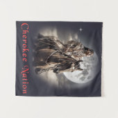 チェロキー族 タペストリー (正面(横))