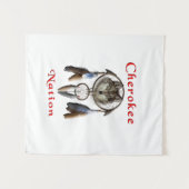 チェロキー族 タペストリー (正面(横))