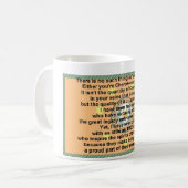 チェロキー旗祈りの言葉 コーヒーマグカップ (正面左)