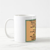 チェロキー旗祈りの言葉 コーヒーマグカップ (左)