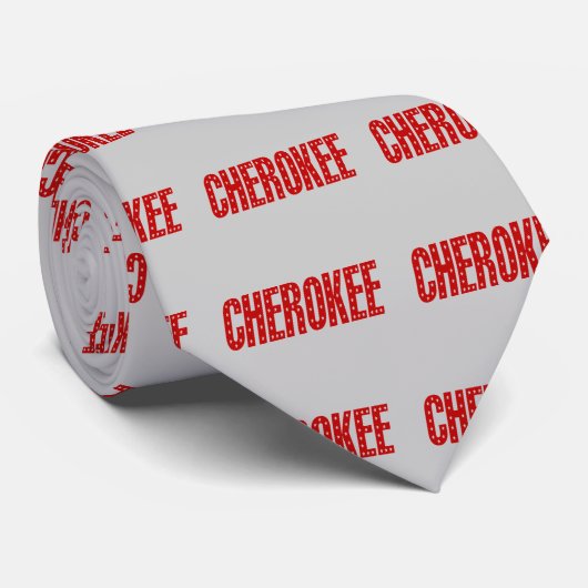 チェロキー星のタイ ネクタイ (ロール)