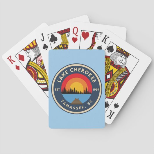 チェロキー湖トランプ トランプ (裏面)