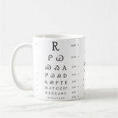 チェロキー目テスト コーヒーマグカップ (左)