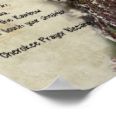 チェロキー祈りの言葉賛美ズ ポスター (角)