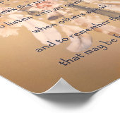 チェロキー祈りの言葉 ポスター (角)