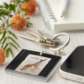 チェロキー語の素晴らしい恵み キーホルダー (正面右)