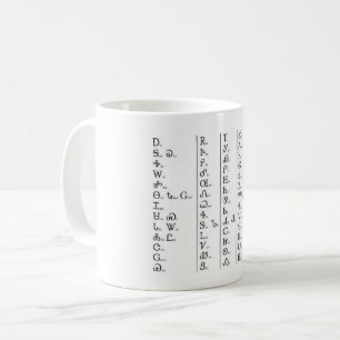 チェロキー語カスタマイズ音節 コーヒーマグカップ