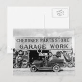 チェロキー部品店 1936年 ポストカード (正面/裏面)