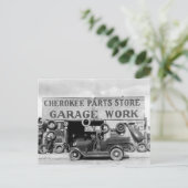 チェロキー部品店 1936年 ポストカード (スタンド正面)