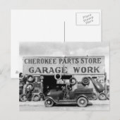 チェロキー部品店 1936年 ポストカード (正面/裏面)