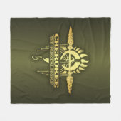 チェロキー2 フリースブランケット (正面(横))