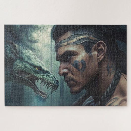 チェロキー・ウォリアーとウクテナ ジグソーパズル (横)