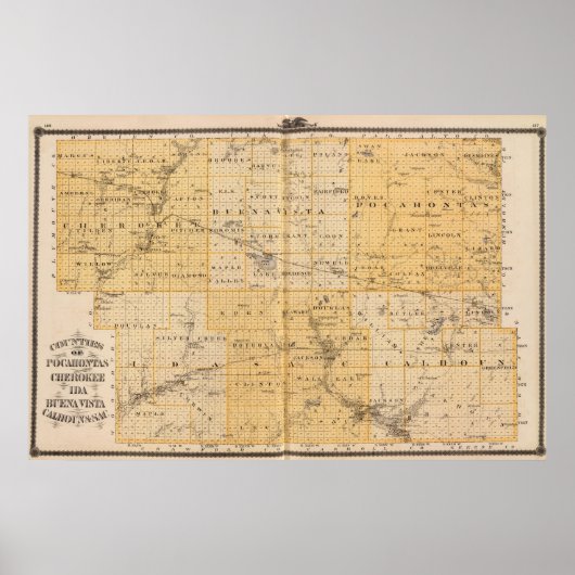 チェロキー，ポカホンタスの郡 ポスター (正面)