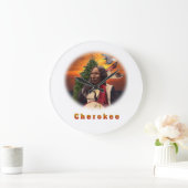 チェロキー ラージ壁時計 (ホーム)