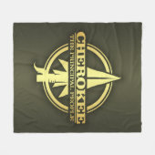 チェロキー(矢印2) フリースブランケット (正面(横))