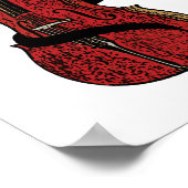 チェロクレフ、 音符記号 ポスター (角)