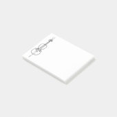 チェロスケッチ ポストイット (アングル)